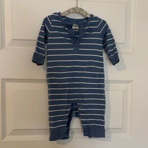 GAP Navy and White Striped Kids Footie